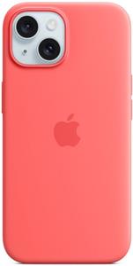 Apple silikónový kryt s podporou MagSafe pre iPhone 15,  Guava