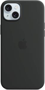 Apple silikónový kryt s podporou MagSafe pre iPhone 15 Plus, čierny