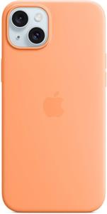 Apple silikónový kryt s podporou MagSafe pre iPhone 15 Plus, oranžový