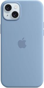 Apple silikónový kryt s podporou MagSafe pre iPhone 15 Plus, Winter Blue
