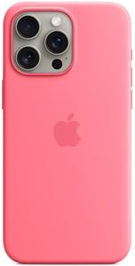 Apple silikónový kryt s podporou MagSafe pre iPhone 15 Pro Max, ružový