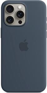 Apple silikónový kryt s podporou MagSafe pre iPhone 15 Pro Max, Storm Blue