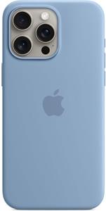 Apple silikónový kryt s podporou MagSafe pre iPhone 15 Pro Max, Winter Blue