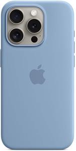 Apple silikónový kryt s podporou MagSafe pre iPhone 15 Pro, Winter Blue