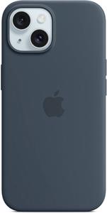 Apple silikónový kryt s podporou MagSafe pre iPhone 15, Storm Blue