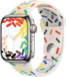 Apple silikónový remienok pre Watch 38/40/41 mm, S/M, Pride Edition