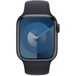 Apple silikónový remienok pre Watch 41mm, M/L, čierny