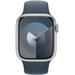 Apple silikónový remienok pre Watch 41mm, M/L, Storm Blue