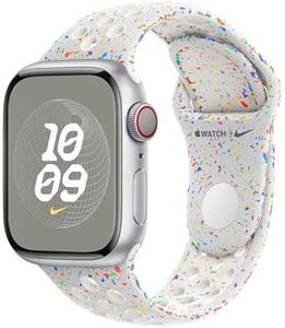 Apple silikónový remienok pre Watch 41mm, Nike, M/L, Pure Platinum