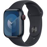 Apple silikónový remienok pre Watch 41mm, S/M, čierny