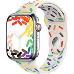 Apple silikónový remienok pre Watch 42/44/45/49, S/M, Pride Edition