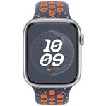 Apple silikónový remienok pre Watch 45mm, Nike, M/L, Blue Flame