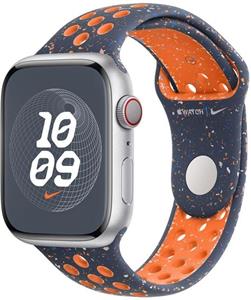 Apple silikónový remienok pre Watch 45mm, Nike, M/L, Blue Flame