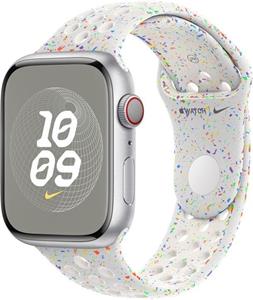 Apple silikónový remienok pre Watch 45mm, Nike, M/L, Pure Platinum