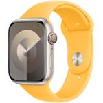 Apple silikónový remienok pre Watch 45mm, S/M, žltý