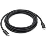Apple Thunderbolt 4 Pro kábel, 3,0 m, čierny