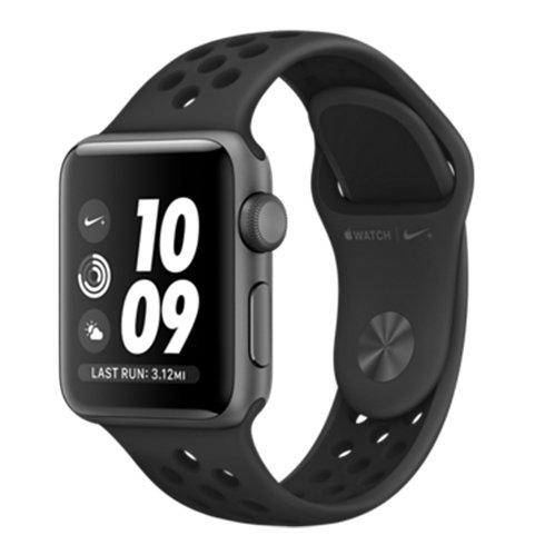 apple watch nike  space gray aluminum case