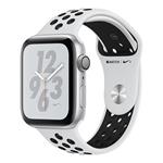 Apple Watch Nike+ Series 4 GPS, 44mm Silver Aluminium Case with Pure Platinum/Black Nike Sport Band