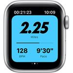 Apple Watch Nike Series 6 GPS, 44mm, MG293HC/A, strieborné