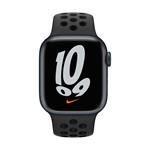 Apple Watch Nike Series 7 GPS, 41mm Midnight Aluminium Case with Anthracite/Black Nike Sport Band - Regular