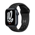 Apple Watch Nike Series 7 GPS, 41mm Midnight Aluminium Case with Anthracite/Black Nike Sport Band - Regular
