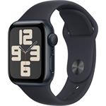 Apple Watch SE (2023), 40 mm, Tmavo atramentový hliník, tmavo atramentový športový remienok - S/M