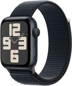 Apple Watch SE (2023), 44mm, tmavo atramentový hliník, tmavo atramentový športový remienok