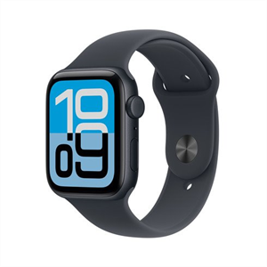 Apple Watch SE 3 GPS 44mm Polnočný hliník s polnočným športovým remienkom - S/M
