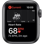 Apple Watch SE GPS, 44 mm, šedo-čierne