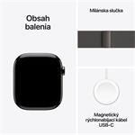 Apple Watch Series 11, 46mm, Cellular, šedé titánové púzdro so šedou milánskou slučkou M/L