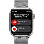 Apple Watch Series 8 GPS + Cellular, 41mm, Silver, Stainless Steel
