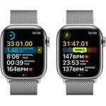 Apple Watch Series 8 GPS + Cellular, 41mm, Silver, Stainless Steel