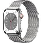 Apple Watch Series 8 GPS + Cellular, 41mm, Silver, Stainless Steel
