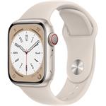 Apple Watch Series 8 GPS + Cellular, 45mm, Gold, Stainless Steel