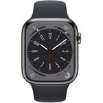 Apple Watch Series 8 GPS + Cellular, 45mm, Graphite, Sport Band, Midnight