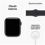 Apple Watch Series 8 GPS + Cellular, 45mm, Graphite, Sport Band, Midnight