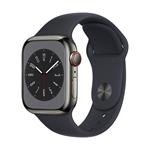 Apple Watch Series 8 GPS + Cellular, 45mm, Graphite, Sport Band, Midnight