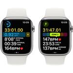 Apple Watch Series 8 GPS + Cellular, 45mm, Silver, Stainless Steel