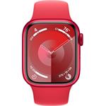 Apple Watch Series 9, 41 mm, PRODUCT(RED) červený hliník, PRODUCT(RED) športový remienok, S/M
