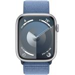 Apple Watch Series 9, 45 mm, strieborný hliník, ľadovo modrý športový remienok