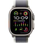 Apple Watch Ultra 2, 49mm, titánové púzdro, zeleno-sivý trailový ťah - M/L