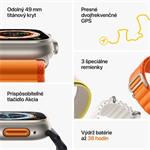 Apple Watch Ultra, GPS + Cellular 49mm, titánové