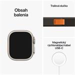 Apple Watch Ultra, GPS + Cellular, 49mm, titánové