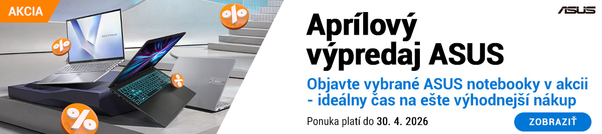 Aprílový výpredaj ASUS notebookov