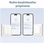 AQARA nástenný 2-cestný vypínč H2 (4 Buttons, 2 Channels) (WS-K08D) - Zigbee a Thread vypínač s 2 relé