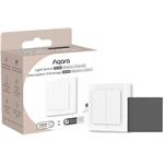 AQARA nástenný 2-cestný vypínč H2 (4 Buttons, 2 Channels) (WS-K08D) - Zigbee a Thread vypínač s 2 relé