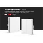 AQARA Smart Wall Switch H1 EU (No Neutral, Double Rocker) (WS-EUK02) - Zigbee vypínač s dvojitým relé