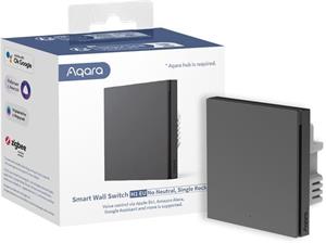 AQARA Smart Wall Switch H1 EU (WS-EUK01-G), Zigbee vypínač s relé, Sivá