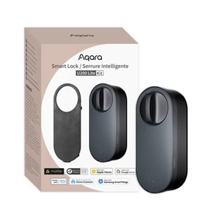 AQARA Smart zámok U200 Lite Kit (EL-D03D), čierny