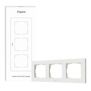 AQARA Switch Frame H2 EU (3-gang) (FE-X02D), Biely - trojrámik pre AQARA H2 vypínače